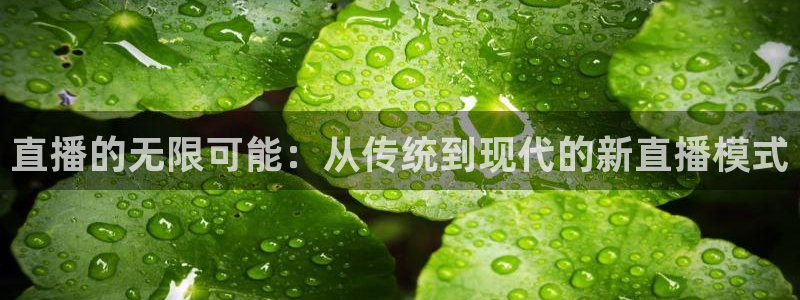 绿茵直播nba：直播的无限可能：从传统到现代的新直播模式